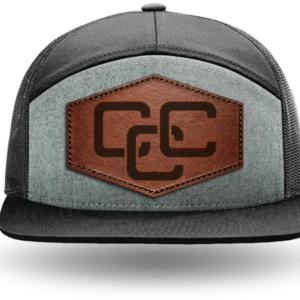 Seven-Panel Trucker Cap with Leather CCC Patch